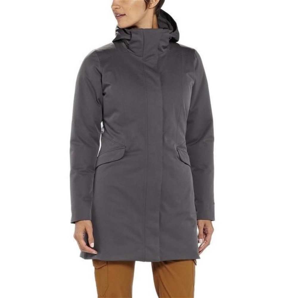 Patagonia Women's Gray Hooded Ski & Snow Jacket
